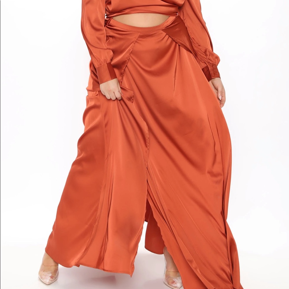 Fashion Nova High Slit Dress - Picture 4 of 6